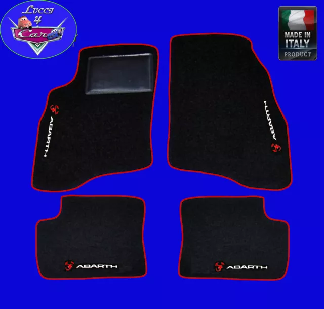 TAPPETINI tappeti FIAT GRANDE PUNTO abarth su misura con ricami personalizzabili