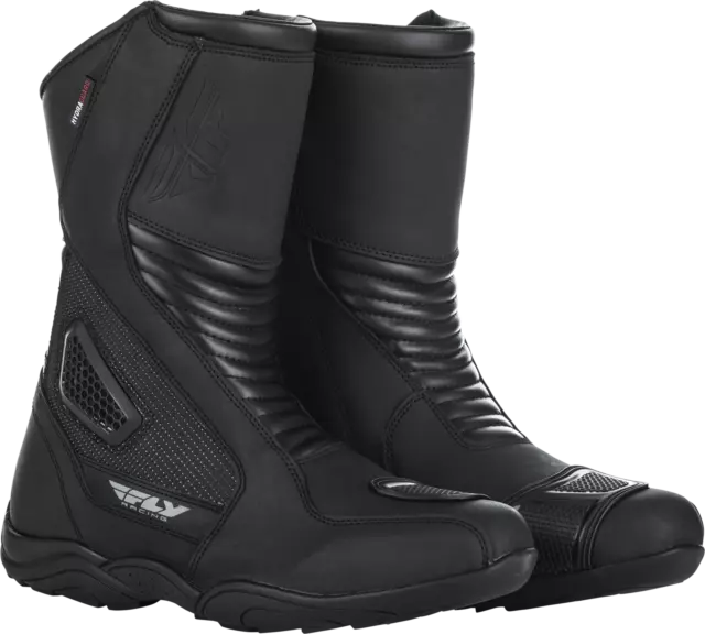 Fly Racing Black Leather Milepost Street Riding Boot Mens 9