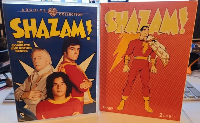 SHAZAM! CAPTAIN MARVEL Complete Live Action (1974) and Animation (1981