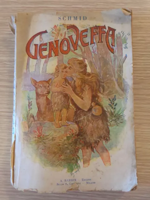 Genoveffa Libro per Bambini del Canonico Schmid Ed.Barion 1931 Prima Ed. ▓