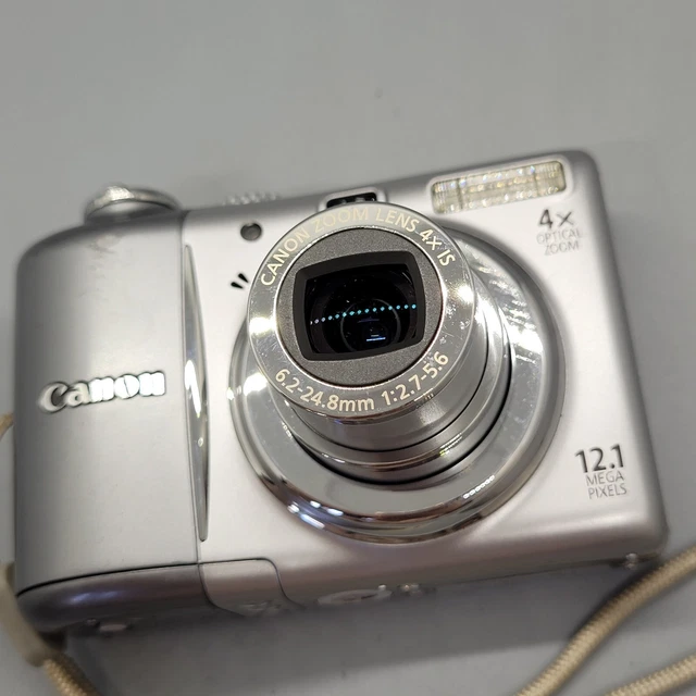 Canon PowerShot A1100 IS 12,1 megapixel fotocamera digitale compatta argento testato 10