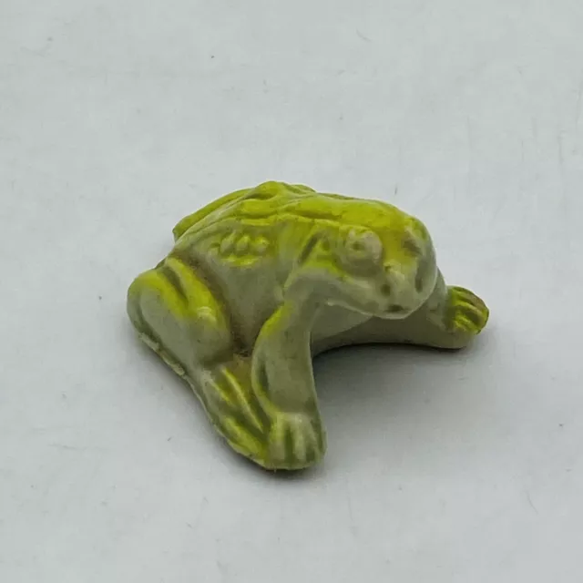 Wade Figure Miniature Frog Whimsies 1979 Bull Frog