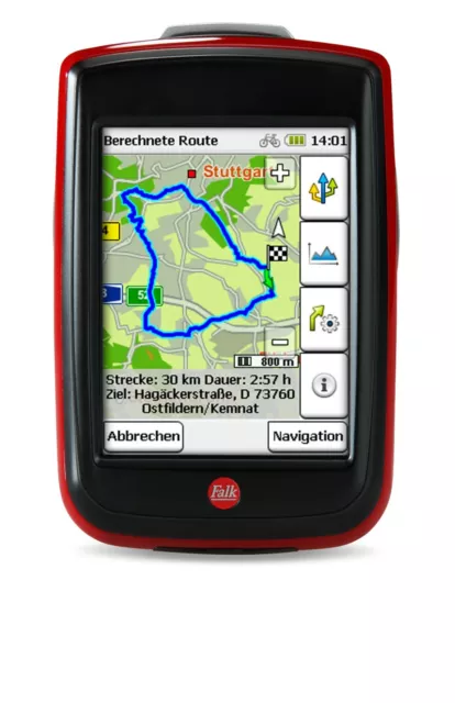 Falk IBEX 32 inkl. Premium-Karte Deutschland Fahrrad Navi GPS