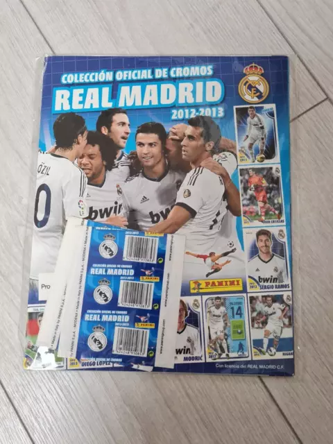 143 Album Cromos Coleccion  Real Madrid Liga Ronaldo Sobre Sin Abrir Panini 2012
