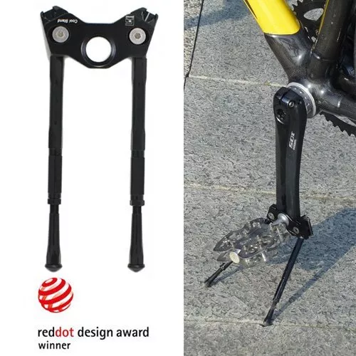 Gearoop Bike Bicycle CoolStand Aluminum Adjustable Side Stick 33-39mm , Black