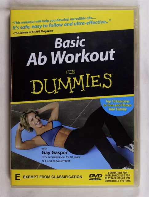 BASIC AB WORKOUT For Dummies (DVD, 2002) $9.00 - PicClick AU