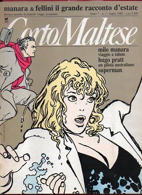 CORTO MALTESE n° 7 - luglio 1989 - CON INSERTO SUPERMAN