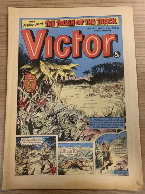 Victor comic No# 820 November 6th 1976 Good Condition