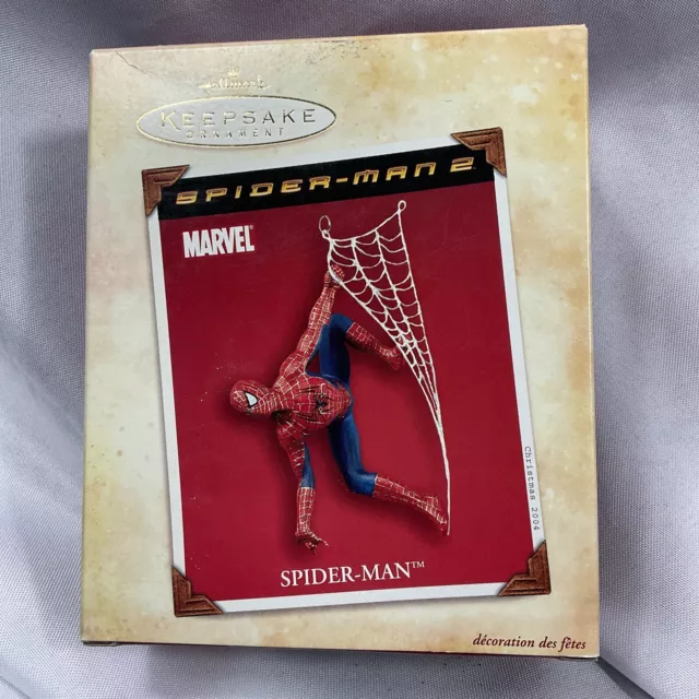 Hallmark Keepsake Ornament Spider-Man 2 Movie 2004 Marvel Comics