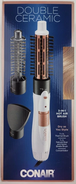 Aire Caliente Conair Doble Cerámica 3 en 1, Seco como Estilo -