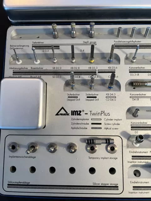 Friatec IMZ Twin Chirugie Kassette Set Tray Implantatset Implantationkassette 3