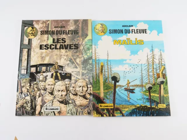 BD Simon du Fleuve Tome 2 et 3 de Auclair Les éditions du Lombard 1978