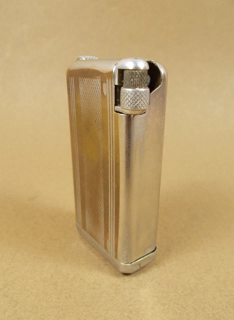 Ancien Briquet à Gaz - "FLAMINAIRE Crillon QUERCIA"  - Fonctionnel mais sans Gaz