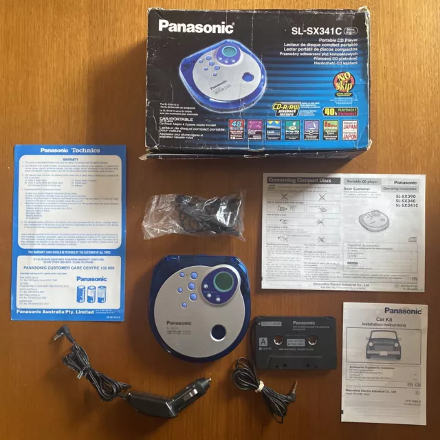 Panasonic Sl-Sx341C Portable Cd Player Oz Seller