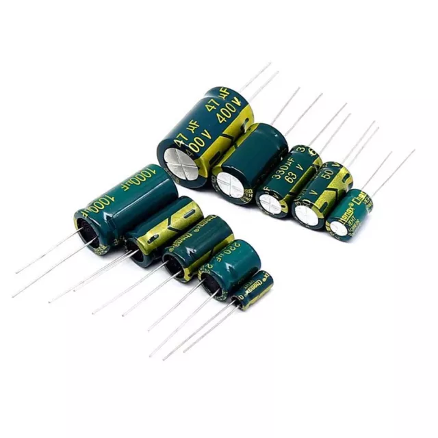 High Frequency LOW ESR Radial Electrolytic Capacitor (Many values available) 2