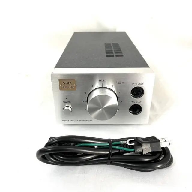 Stax Srm 323A Headphone Amplifier - High Quality Solid State Audio Equipment