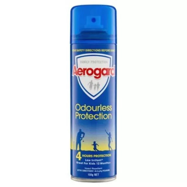 * Aerogard Odourless Protection Low Irritant Insect Repellent 150g