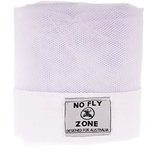 WHITE D.Line No Fly Zone Table Throw Food Cover Quality Nylon Netting Foldable