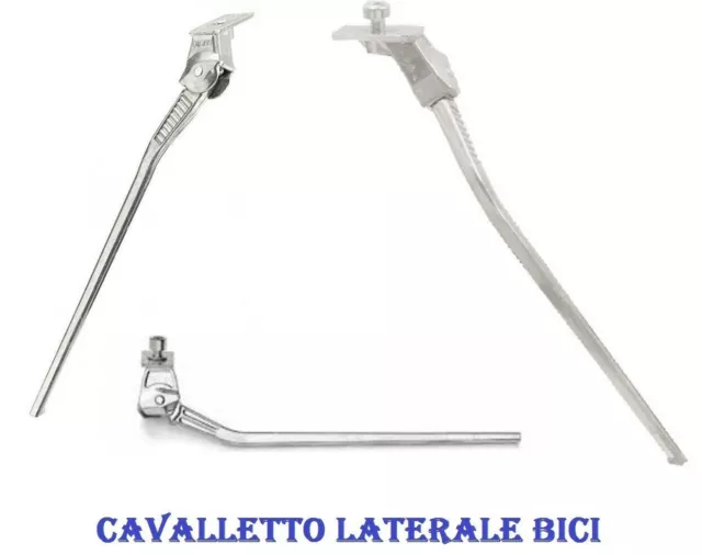 Cavalletto Reggiciclo Laterale in Alluminio Bici MTB - City Bike 24 26 27,5 28