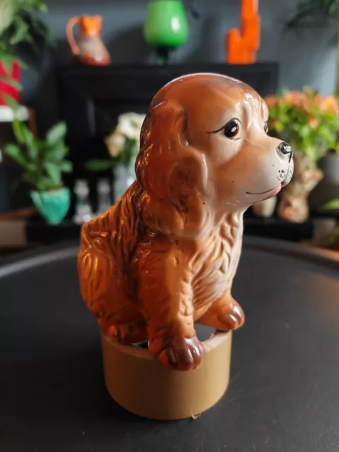 Vintage Inarco Japan Cocker Spaniel Planter Mid Century Ceramic FREE UK POSTAGE