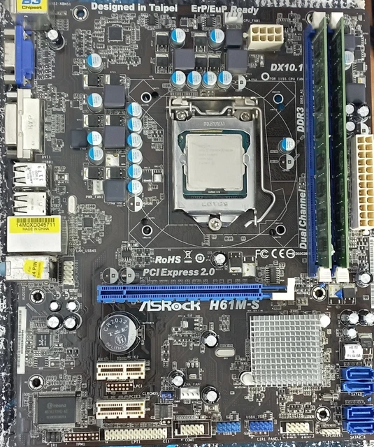Asrock h61ms sales