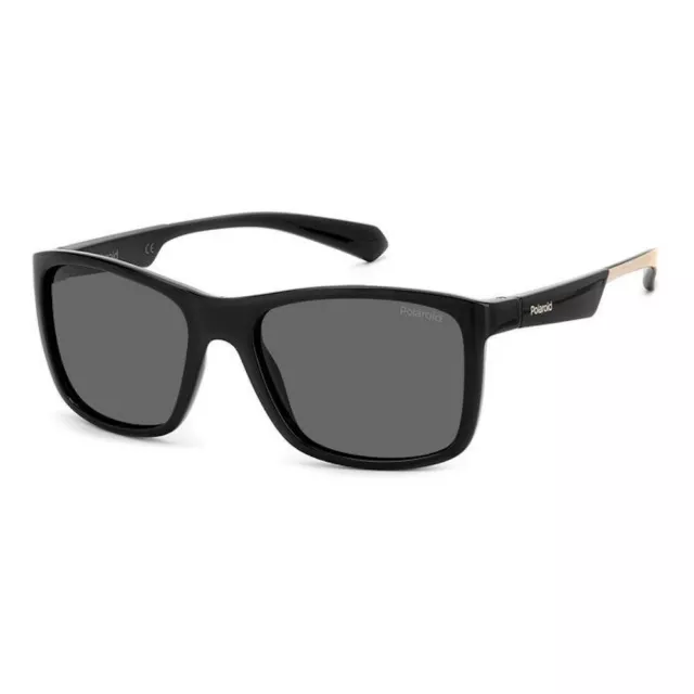 Polaroid Sunglasses PLD 8053/S 9HT 49-16-130 Child Black Ivory Lenses Gre