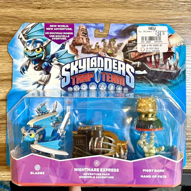 Skylanders Trap Team Adventure Pack Blades Nightmare Express Piggy Bank Sealed