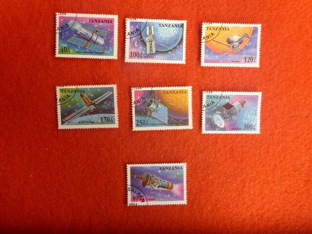 Space  1994 Set Of 7 Tanzania  Stamps Fine Used