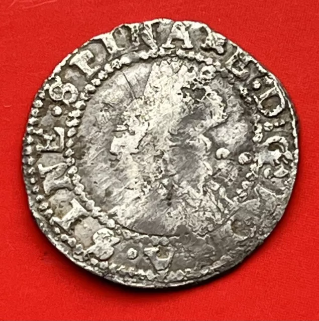 Elizabeth I Half Groat hammered silver coin