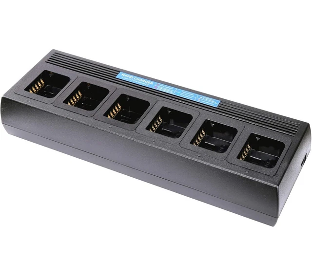 Station De Charge Multi-postes Commountain Pour Radios Motorola – 6 Unités, Modèle CRC6
