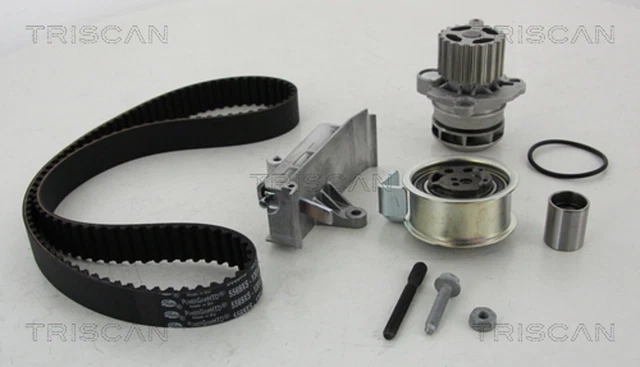 Pompa acqua Triscan + set cinghie dentate 8647 290510 per VW PASSAT BORA 1 1J2 1J6 4