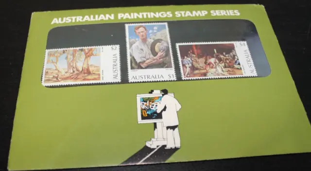 Mint 1974 Australian Paintings Stamp Series Stamp Pack