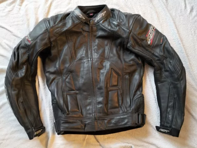 RST SLICE LEATHER jacket size 50 43.51 PicClick UK