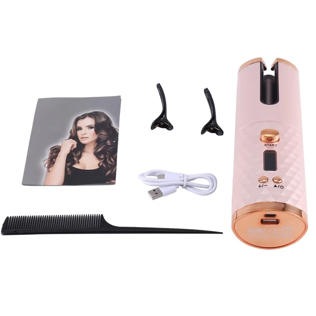 Rizador automático de cabello inalámbrico corrugación para rizador de cabello rizador ondas N8R9