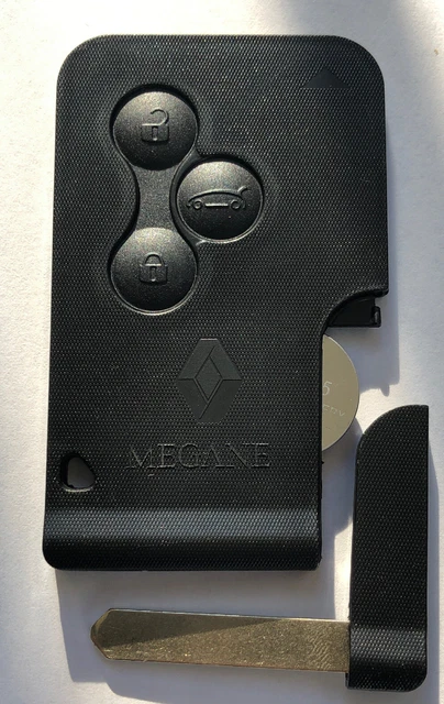 Carte Télécommande Clé Vierge Compatible Renault Scénic 2, Mégane 2, Clio 3