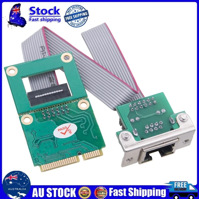 MINI PCI EXPRESS Gigabit Ethernet Card 10/100/1000M RJ45 Port for ...