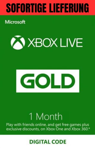 Xbox Live Gold 1 mese - codice digitale Xbox Live - consegna immediata - globale