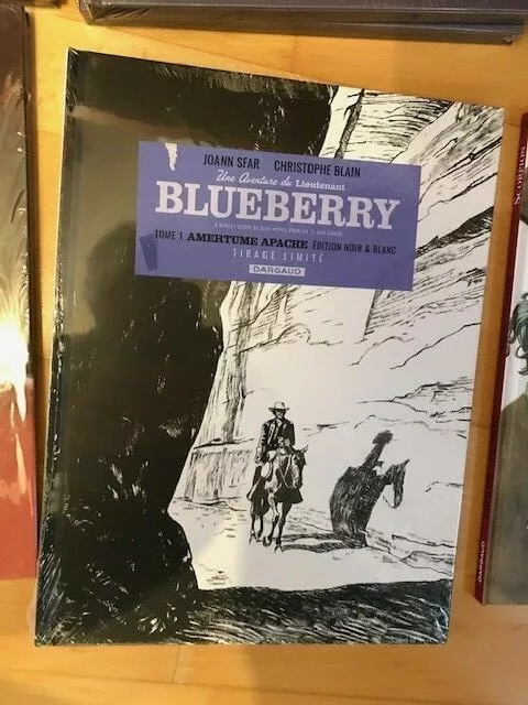 BLUEBERRY Tome 1 "Amertume Apache" tirage limité N&B Sfar Blain