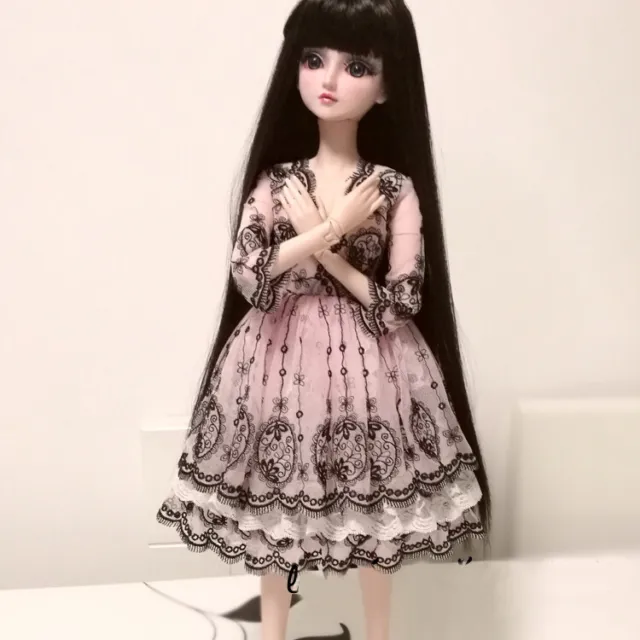 Vêtements de poupée de Style Lolita, robe de princesse en dentelle