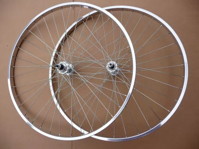 WHEELS 26x1 3/8" Single speed Rear Front Wheelset Vintage Town Bicycle Bike