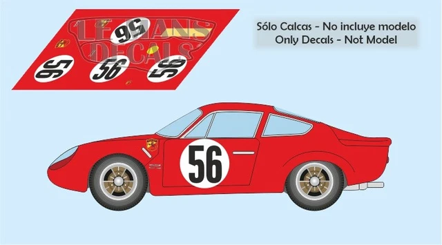 Ferrari 330 LMB Le Mans 24h 1963 car #12° place Drivers: J. Sears - M