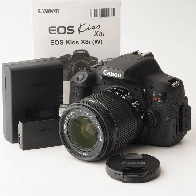 CANON EOS KISS X8i w/EF-S18-55 IS STM Lens Kit “Near Mint!” From