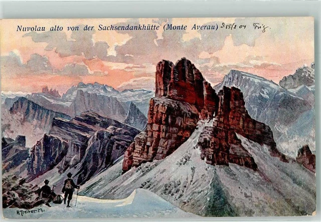 39636348 - Cortina dAmpezzo sign. Treiber,H. Sachsendankhuette Monte Averau