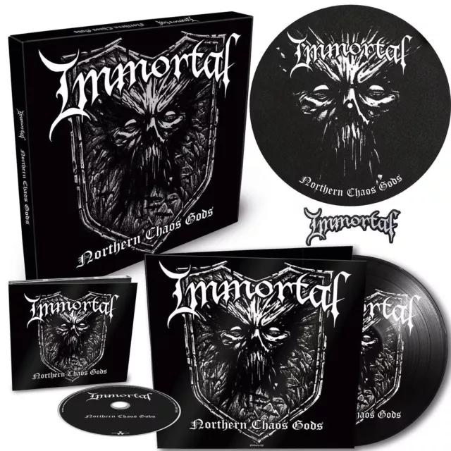 Immortal Northern Chaos Gods PICTURE DISC VINYL LP CD patch box set boxset