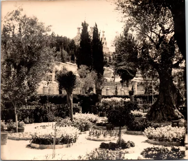 Palestine, Jérusalem, jardin de Gethsémani, église Sainte-Marie-Madeleine Vintag