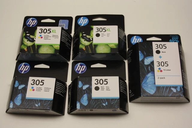 Original HP 305 Tinte Patronen Multipack SET HP305XL Druckerpatrone DeskJet OVP