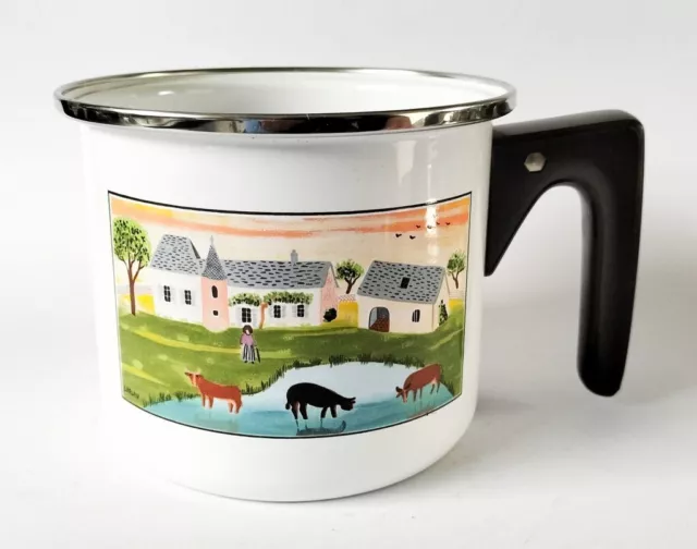 Villeroy and Boch Design Naif Stovetop Milk Pan - Cows and Farms  Laplau - RARE