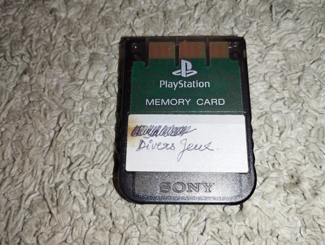 Memory Card officielle (Red Clear) [SCPH-1020
