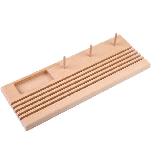 Wooden Quilted Ruler Stand Optimize Your Workspace with Efficient Storage