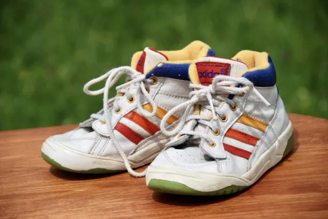 Adidas adifit scarpe true vintage dal 1993 - anni '90 scarpe bambini taglia 9